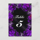 Search for floral wedding table cards Purple