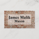 Search for masonry business cards Building