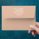 Search for solid color envelopes Return address