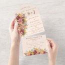 Search for orange rsvp wedding invitations Watercolor flowers
