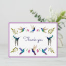 Search for hummingbird thank you cards Thanks