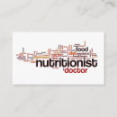 Search for nutrition business cards Doctor