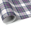 Search for purple plaid wrapping paper Green