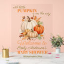 Search for little pumpkin baby shower signs Elegant