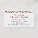 Search for poultry business cards Organic