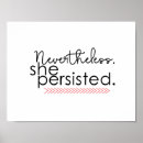 Search for nevertheless she persisted posters Inspirational