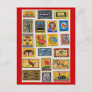 Search for match box postcards Vintage