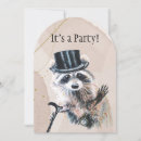Search for funny raccoon invitations Animal