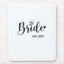 Search for wedding bride mousepads Bridal shower