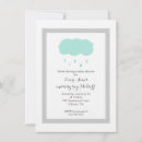 Search for rain baby shower invitations Cloud