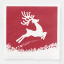 Search for christmas dinner paper napkins Reindeer