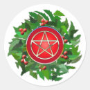 Search for red pentacle stickers Pagan