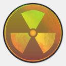Search for radioactive symbol stickers Nuclear