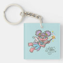 Search for abbie key rings Pink monster sesame st