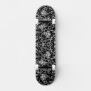 Search for flower design skateboards Black