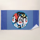 Search for warner brothers beach towels Yakko wakko dot
