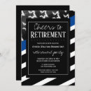 Search for police officer retirement invitations Flag
