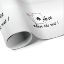 Search for ace wrapping paper Poker