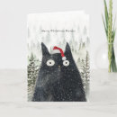 Search for black santa cards Whimsical