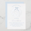 Search for blue and silver christening invitations Watercolor