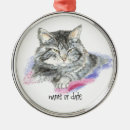 Search for tabby cat christmas tree decorations Cute