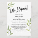 Search for green foliage invitations Greenery