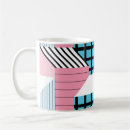 Search for geometric shapes pattern mugs Black