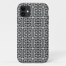 Search for greek key pattern iphone cases White