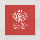 Search for crafty business cards Handmade