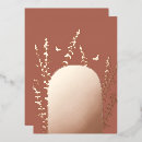 Search for gold butterfly wedding invitations Minimalist