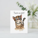 Search for funny cat thank you cards Cartoon