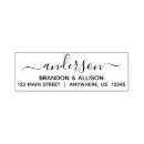 Search for classic monogram return address rubber stamps Modern