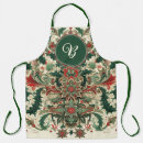 Search for victorian pattern aprons Red