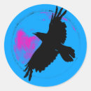 Search for flying crows stickers Bird
