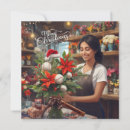 Search for bakery christmas cards Santa