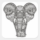 Search for decorated elephant stickers Zendala