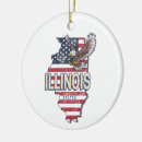 Search for illinois state christmas tree decorations America