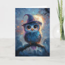 Search for fantasy halloween cards Owl