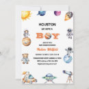 Search for space baby boy shower invitations Watercolor