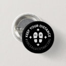 Search for keep your distance badges Social distancing