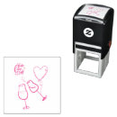Search for glass rubber stamps Champagne glasses