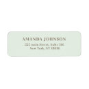 Search for lights return address labels Minimalist