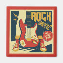 Search for rock music magnets Retro