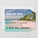 Search for jamaica wedding save the dates Palm trees