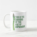 Search for funny asparagus mugs Cartoon