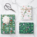 Search for village christmas wrapping paper Watercolor