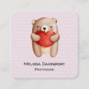 Search for bear business cards Cute animal