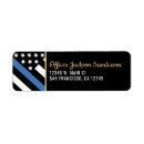 Search for thin return address labels Law enforcement