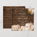 Search for wood baby shower invitations A little pumpkin