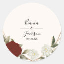 Search for round red rose stickers Calligraphy